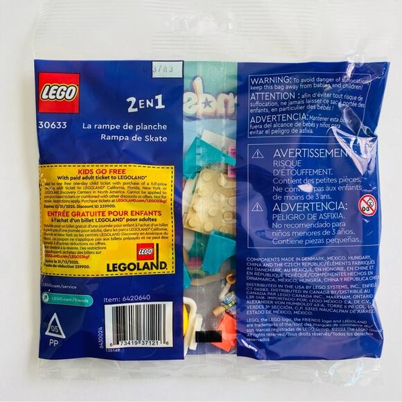 Lego | Friends Skate Ramp Set 30633 NWT 36 Pieces - Picture 3 of 3